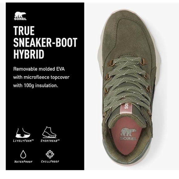 Sorel Kinetic Impact Conquest Sneaker Boots - Picture 3 of 10